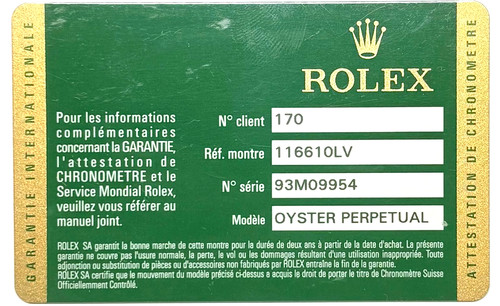 Rolex hulk 116610lv - rolex,