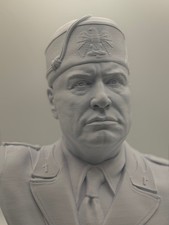 Busto 3d Benito Mussolini war