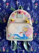 Disney Alice In Wonderland Loungefly Flowers Backpack Bag