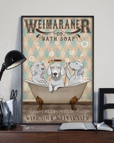 Poster weimaraner sapone da - poster, co