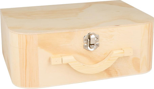 Valigia legno con - valigia,