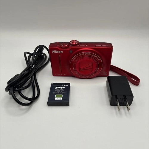Nikon coolpix s8200 rosso - coolpix,