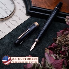 Omas - Ogiva Vintage Blue 100/150 with Flexible nib - Fountain pen - NIB M 14K