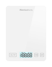 Family | Bilancia Da Cucina Smart Con App, SMARTY, Ultrasottile in Vetro Tempera