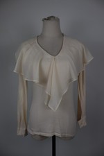 RALPH LAUREN DONNA MAGLIA COTONE TG. S WOMAN COTTON T-SHIRT CASUAL LOGO VELATA