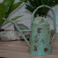 Annaffiatoio in latta, blu