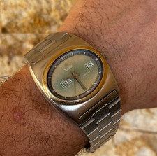 Orologio automatico Zodiac vintage anni 70 unico Hi-Beat 40 mm misura jumbo...