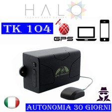 LOCALIZZATORE SATELLITARE GPS AUTO TRACKER TK 104 MAGNETICO AUTONOMIA 30 GIORNI