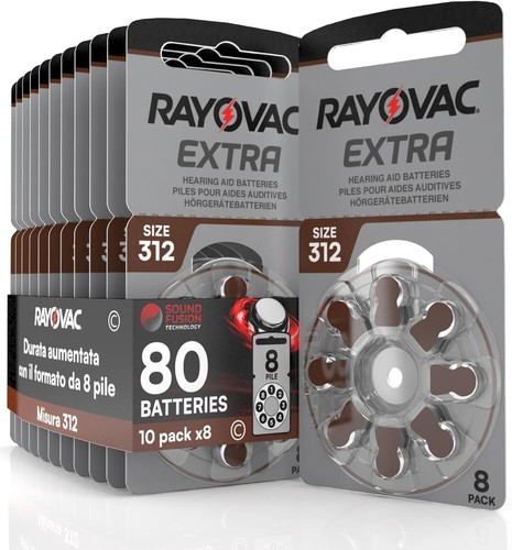 Piles auditives rayovac - 80,