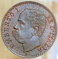 1 CENTESIMO 1895 MONETA UMBERTO I° RE D’ITALIA