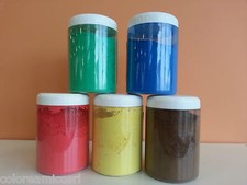 PIGMENTI OSSIDI LACCHE OSSIDO TERRE COLORANTI IN POLVERE BARATTOLO (MARCA DOLCI)