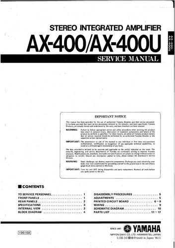 Servizio manuale istruzioni - servizio, di