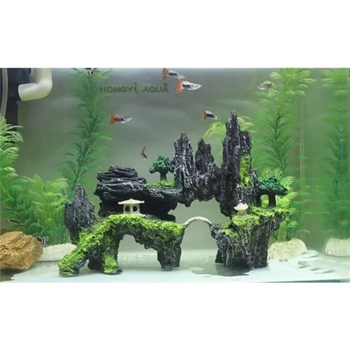 Montagna rocciosa acquario - montagna,