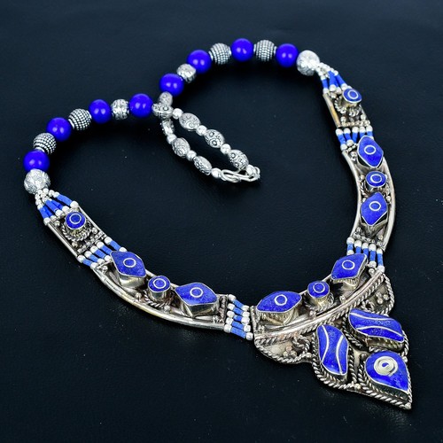 Collana lapislazzuli bohemien - collana,