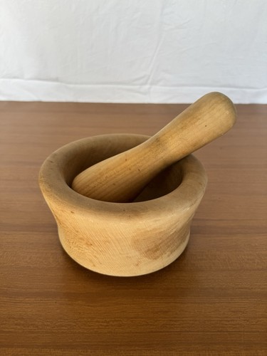 Mortaio legno con pestello - legno,