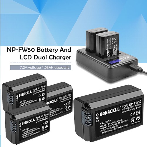 Set batterie fw50 - np-fw50, +