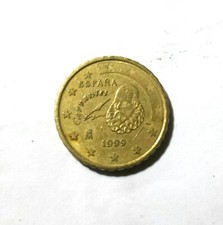 Moneta Antica Rara Da Collezione 10 Centesimi Spagna Anno 1999 Numismatica 