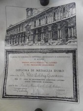 PREMIO LAVORATIVO DIPLOMA DI