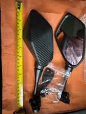 Specchio retrovisore bici corsa sport per Honda look fibra di carbonio 