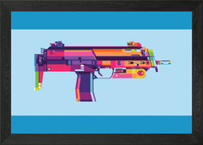 Mp7a1 quadro stampa tela - stampa,