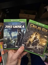 Just cause and deus ex - and,