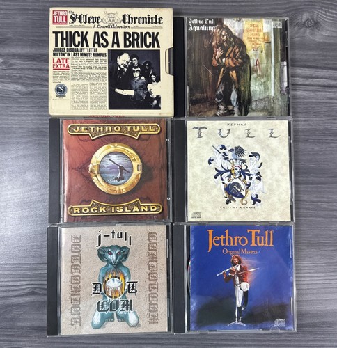 Jethro tull lot cds crest - lot, 6