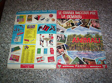 ALBUM figurine ANIMALI DI TUTTO IL MONDO ED.PANINI 1965 COMPLETO NO EDIS LAMPO