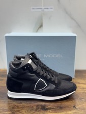 Philippe Model Sneaker Uomo Tropez  Hi Top  Pelle Nera  40
