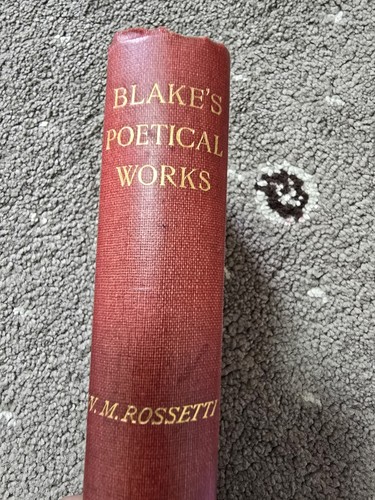 Blake poetical works - blake's,