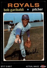 1971 Topps #701 Bob Garibaldi Royals 5 - EX
