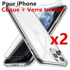 Coque pour iPhone + Verre