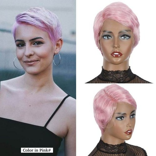 Parrucche pixie taglio - taglio, rosa