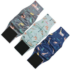 Confezione Da 3 Pannolini Lavabili per Cani Maschi, Mutandine Sanitarie per Anim