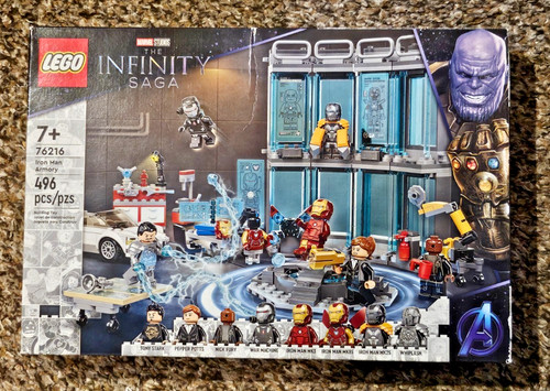 Lego marvel iron man armory - man,