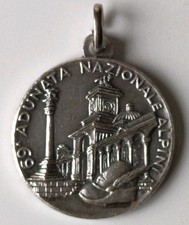 MEDAGLIA metallo bianco
