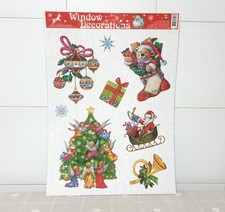 Vetrofanie adesive decorazioni Natalizie trasparenti windows