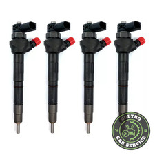 4 INIETTORI Bosch 0445110652 Renault clio kangoo Dacia sandero Rigenerati