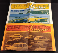 QUATTRORUOTE JUNIOR SPECIALE 1969 1971 INSERTO FIAT 128 DINO 238 130 124  COUPE'