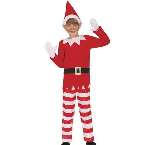 Costume rosso elfo - , di