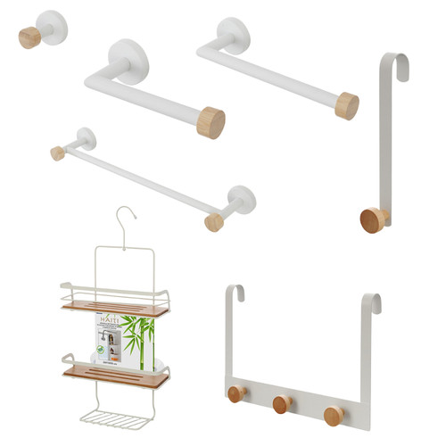 Accessori bagno haiti bianco - bagno,