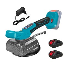 Ventosa Vibrante Piastrelle 130mm Doppia Batteria Ricaricabile 21V con Valigetta