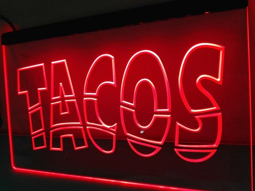 Tacos messicani reklame schild - reklame,
