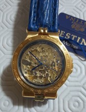 Orologio Festina vintage scheletrato placcato oro usato ottime condizioni (uomo)