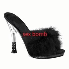 Sexy Marilyn FEATHER Heel