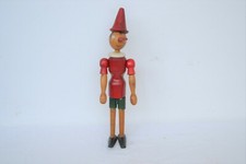 VECCHIO PINOCCHIO IN LEGNO SEMOVIBILE.ALTO 42