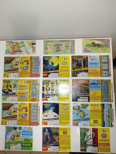Biglietti lotteria lotto - lotto, 15