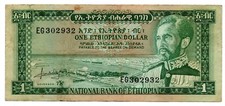ETIOPIA - RARA BANCONOTA DA 1 DOLLARO DEL 1966