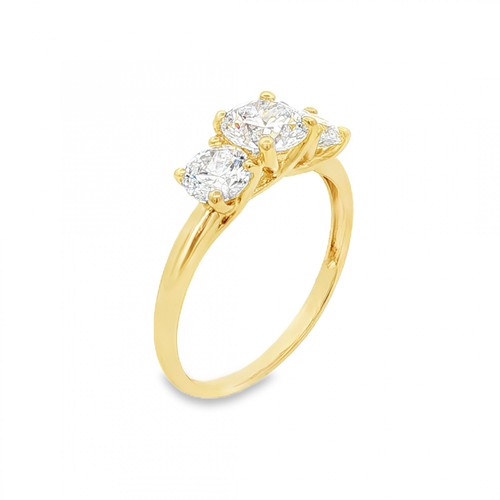 Anello trilogy oro giallo - anello,