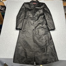 Trench coat pelle vintage anni