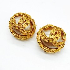 Orecchini Chanel oro bianco 94